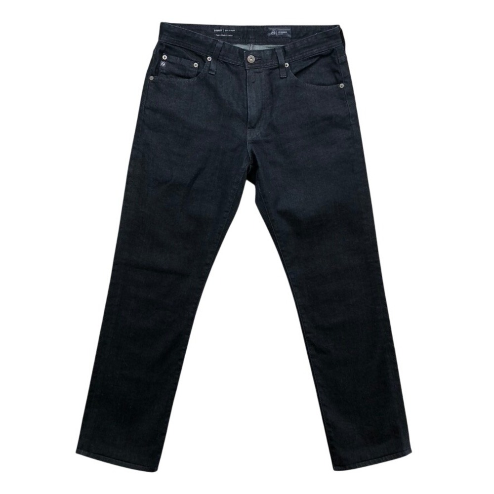 AG Everett Slim Straight Jeans Mens 31‎ Hemmed Dark Indigo Japanese Denim Modern